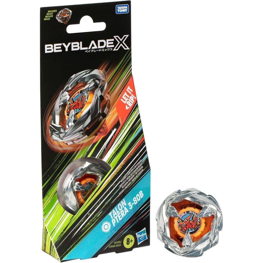 Beyblade X Talon Ptera 3-80B Booster Pack Set with Stamina Type Right-Spinning